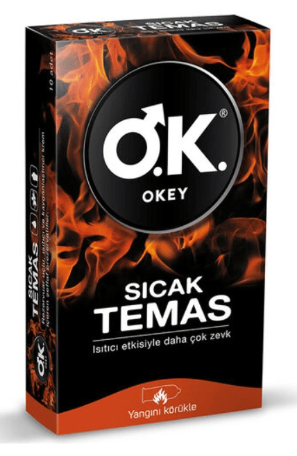 Okey Sıcak Temas Prezervatif 10 adet