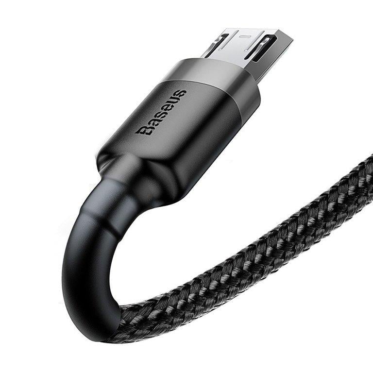 Baseus Cafule Micro USB 1M 2.4A Şarj Kablosu – Siyah