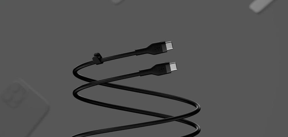 Belkin BoostCharge Flex USB-C to USB-C Silikon Kablo 1M-Syh