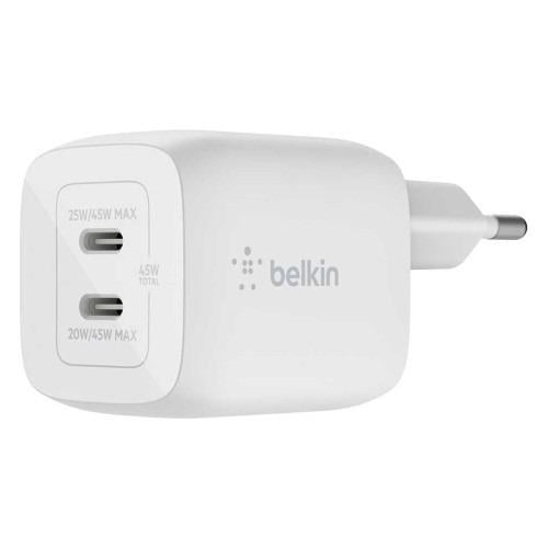 Belkin Dual USB-C 45W Şarj Cihazı-Byz