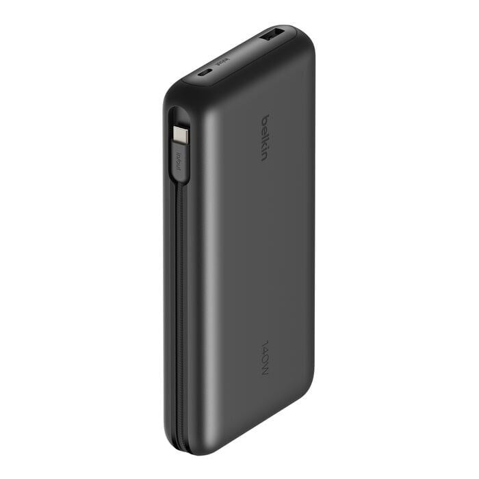 Belkin BPB039HQBK UltraCharge Pro 25.000mAh 140W Dahili USB-C Kablolu Laptop Powerbank - Siyah