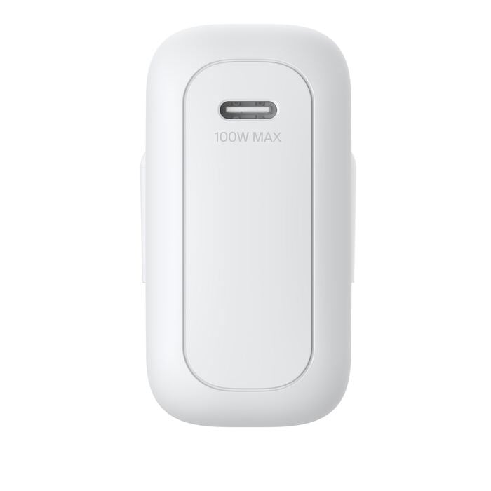 Belkin WCH025KQWH BoostCharge 100W USB-C GaN Hızlı Şarj Adaptörü - Beyaz