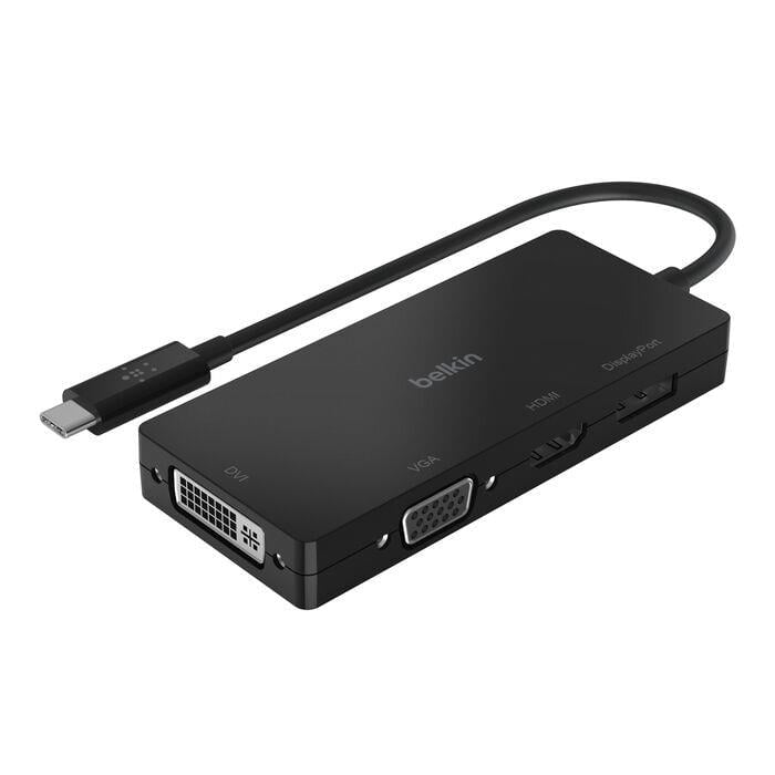 Belkin AVC003BTBK USB-C Video Adaptör – HDMI, DisplayPort, DVI, VGA