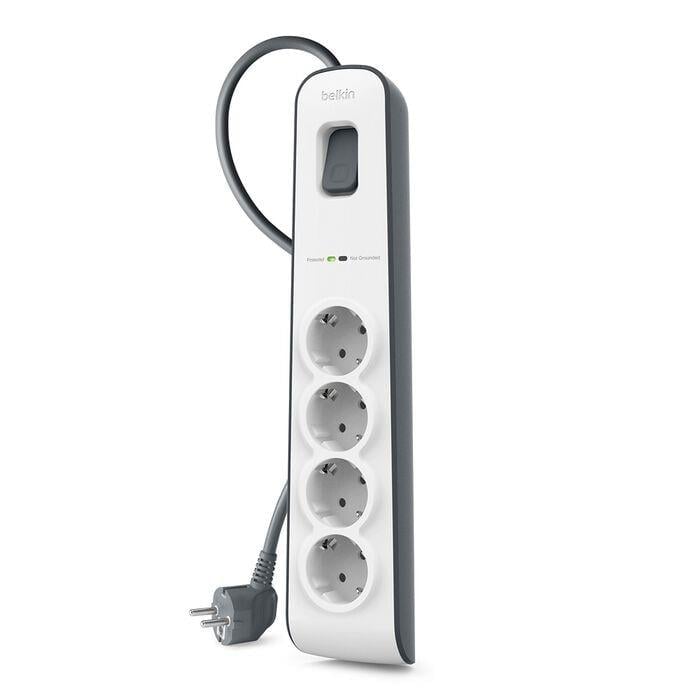 Belkin BSV400VF2M Surgemaster  2M 4lü Akım Korumalı Priz