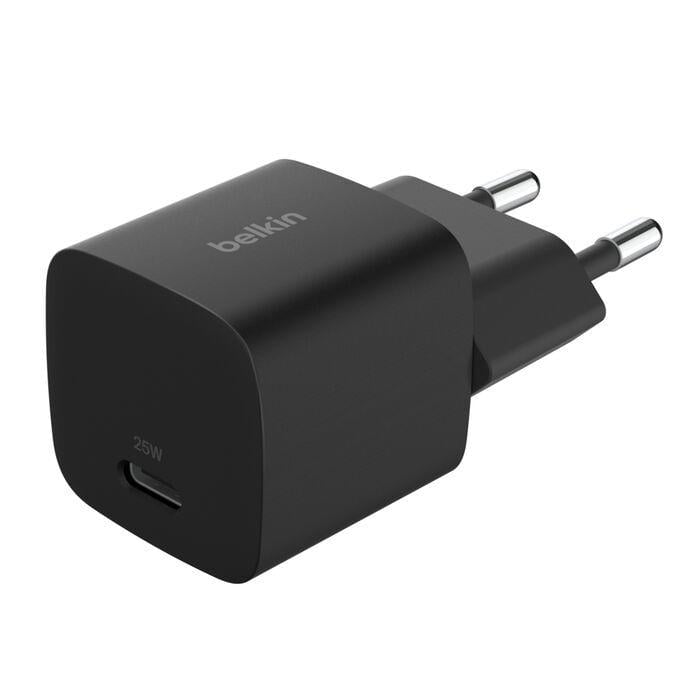 Belkin WCA012KQBK BoostCharge Pro 25W USB-C Hızlı Şarj Adaptörü – Siyah
