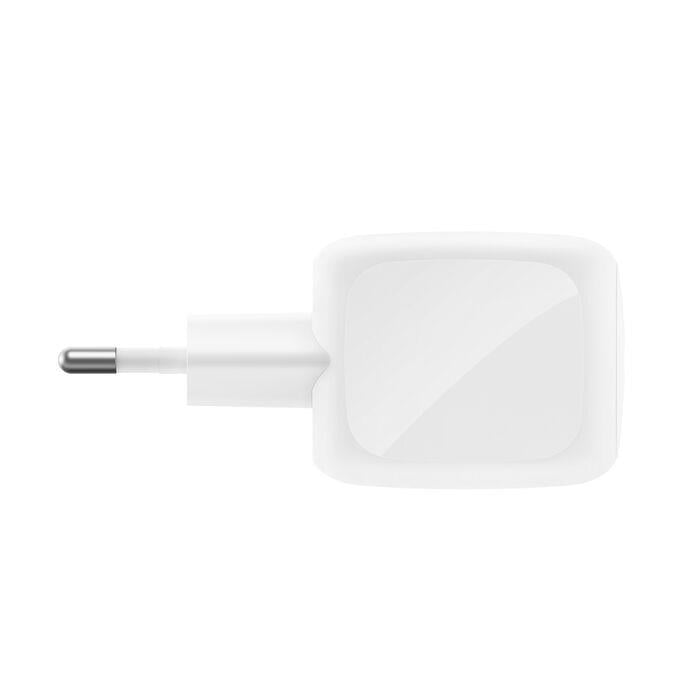 Belkin WCH019KQWH BoostCharge Pro 2-Port USB-C GaN 50W Şarj Adaptörü – Beyaz