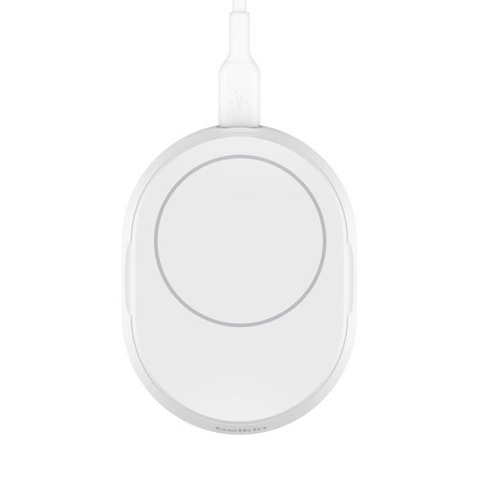 Belkin WIA008BTBK Boostcharge Pro Magsafe Katlanır Qi2 15W Şarj Standı-Beyaz