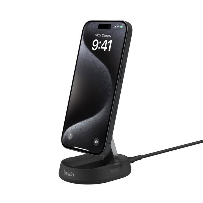 Belkin WIA008BTBK Boostcharge Pro Magsafe Katlanır Qi2 15W Şarj Standı-Siyah
