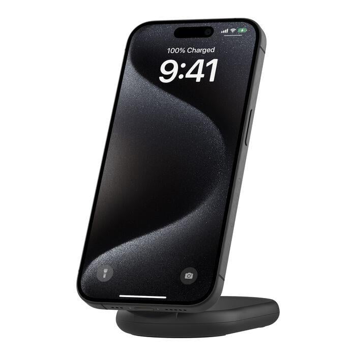 Belkin WIB007VFBK BoostCharge Pro Qi2 15W Katlanabilir Kablosuz Şarj Standı - Siyah