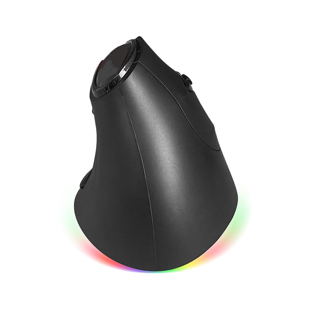 Dexim NG09 Bluetooth + Wireless RGB Anti-RSI Şarj Edilebilir Ergonomik Mouse - Siyah