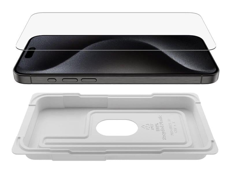 Belkin Ova138Zz iPhone 15 Pro Max Screen Force Temperli Cam Işlemli Ekran Koruyucu