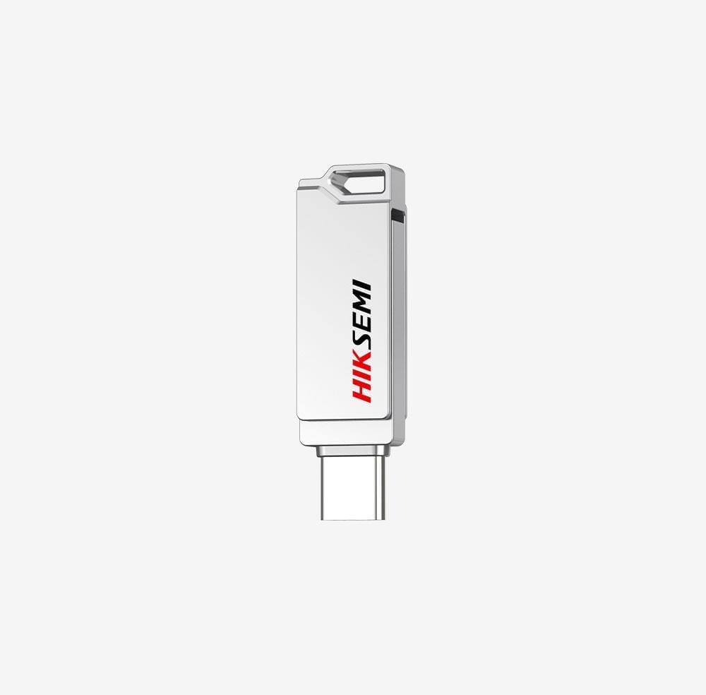 HIKSEMI E327C USB 3.2 Dual 128 GB Taşınabilir Bellek - Gri