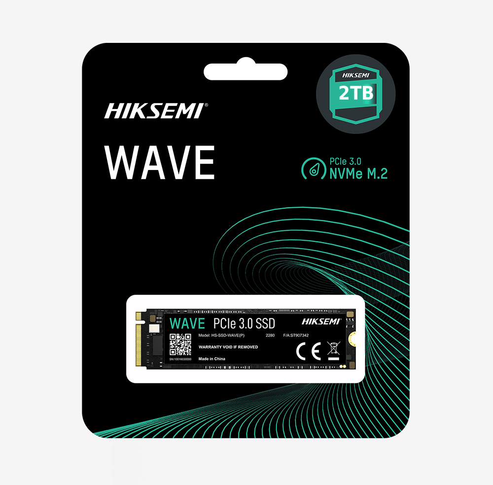 HIKSEMI WAVE(P) 2TB M.2 2280 NVMe PCIe Gen3 x4 3250MB/s Okuma 2100MB/s Yazma 3D NAND Dahili SSD