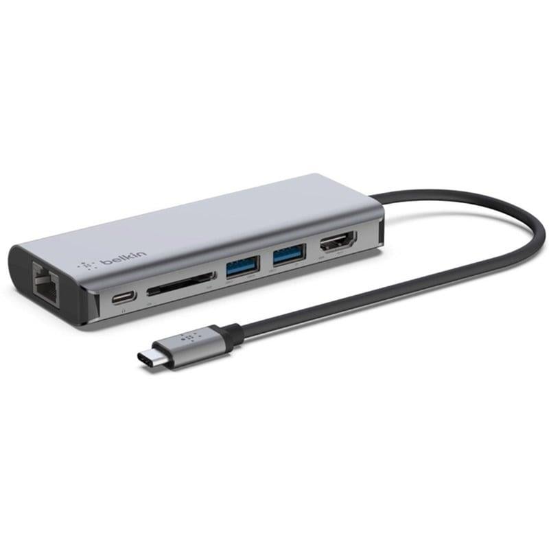 Belkin Usb-C 6 in 1 Çoklayıcı Adaptör / AVC008BTSGY