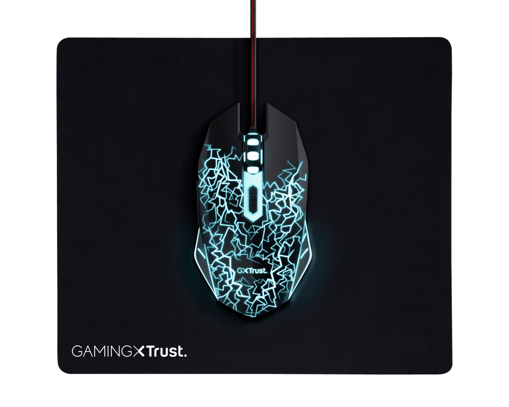Trust 24752 Basic Mouse ve Mousepad-Siyh