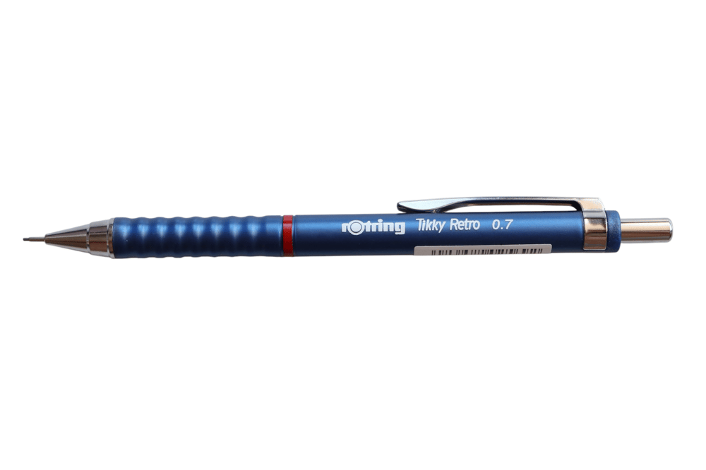 Rotring Tikky Retro 0.7mm Mekanik Kurşun Kalem Metalik Mavi Renk
