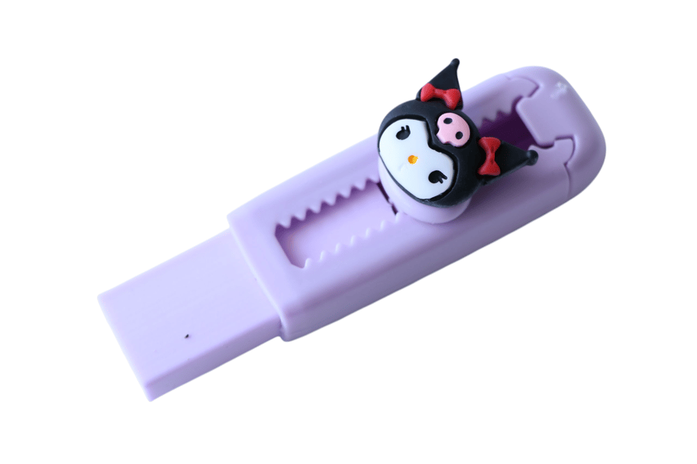 Sanrio Mor İtme-Çekme Silgi