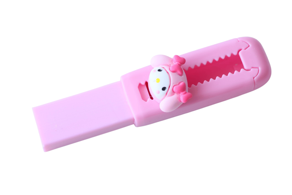 Sanrio Pembe İtme-Çekme Silgi