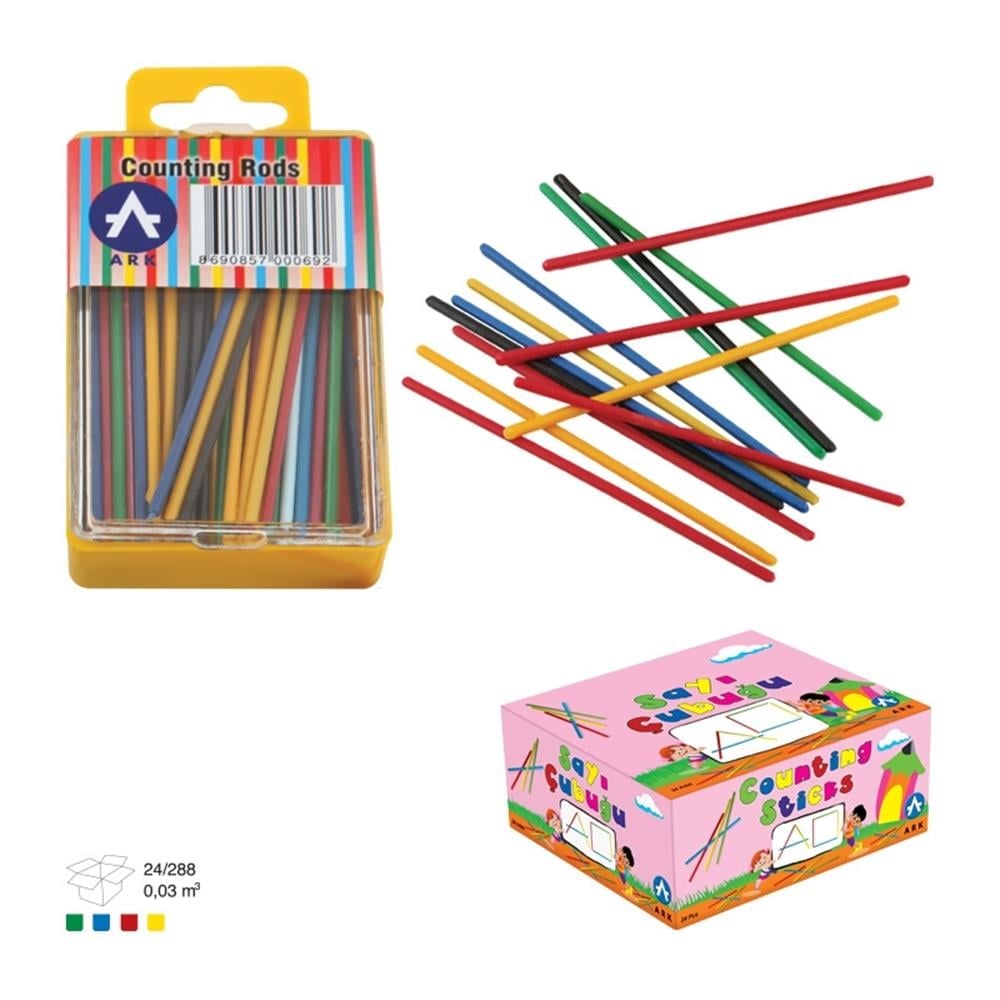 ARK SAYI ÇUBUĞU PLASTİK KUTULU 069