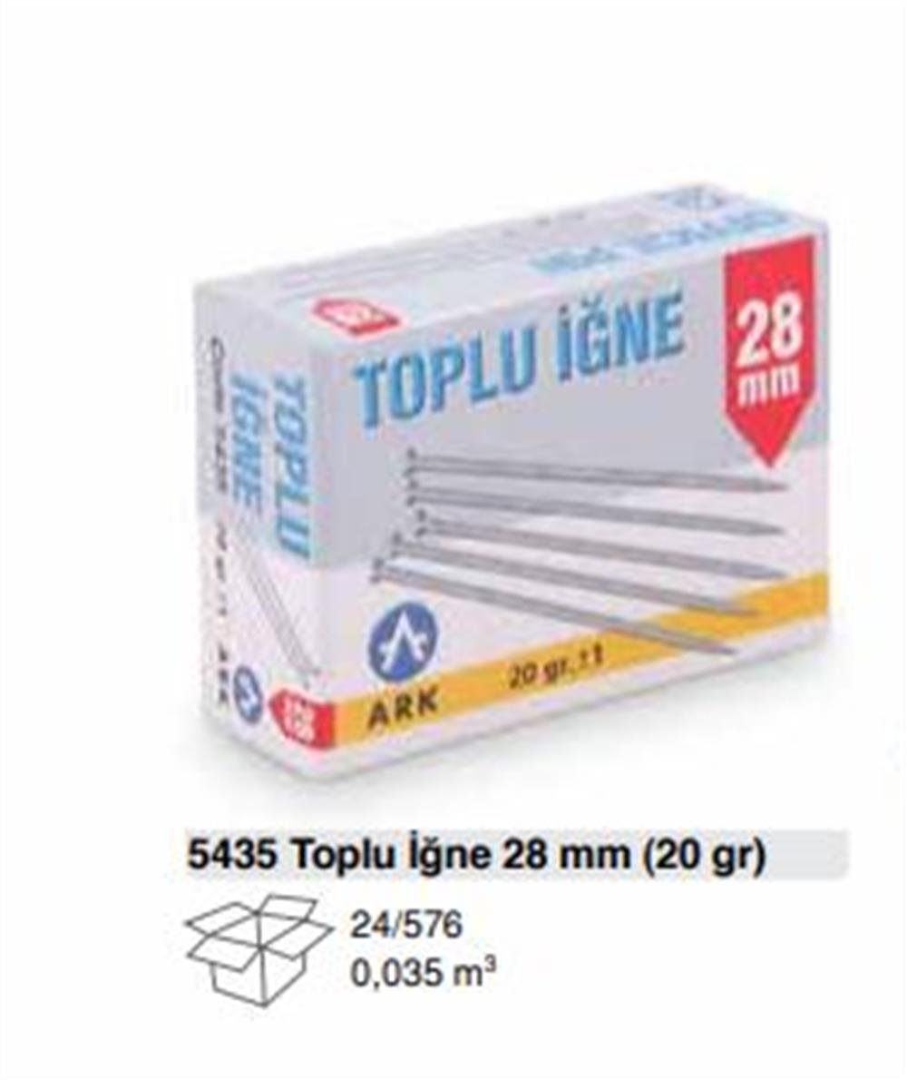ARK TOPLU İĞNE 28MM 20 GR 5435