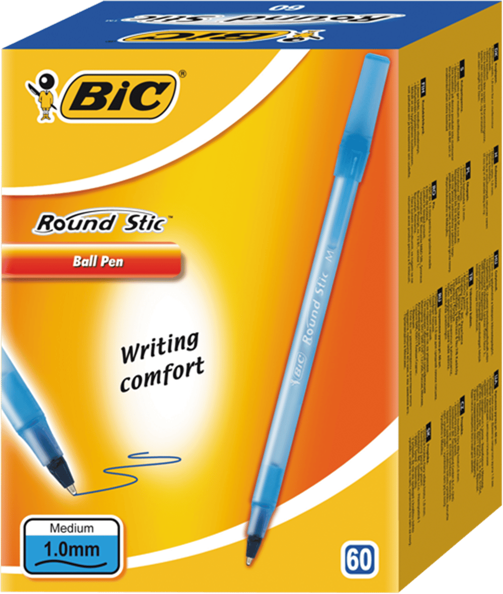 BIC TÜKENMEZ KALEM ROUND STİC MAVİ 893212