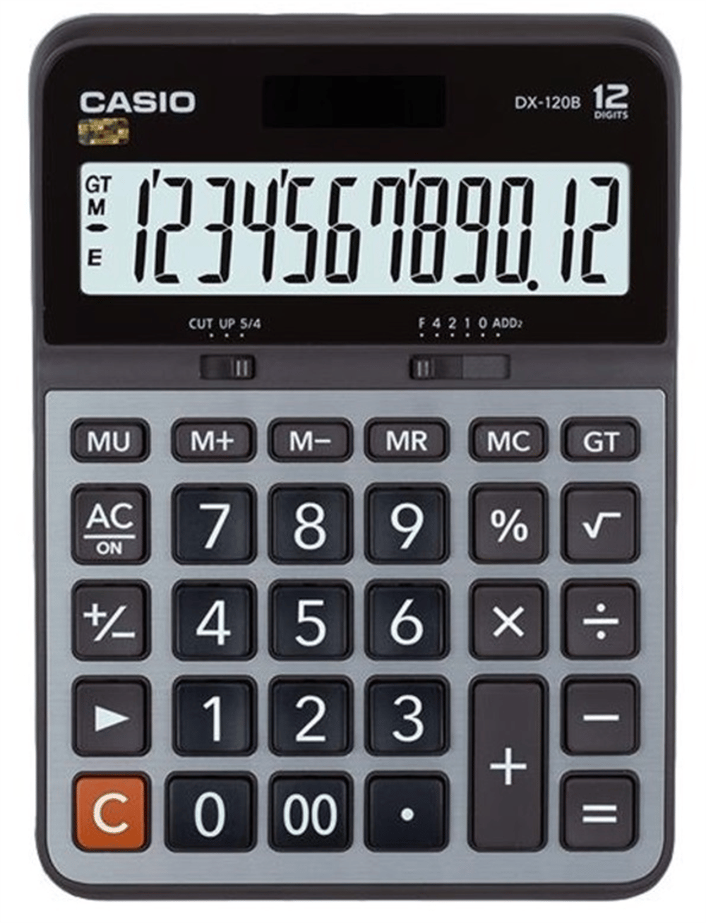 CASIO HESAP MAKİNESİ MASAÜSTÜ DX-120B 12 HANE