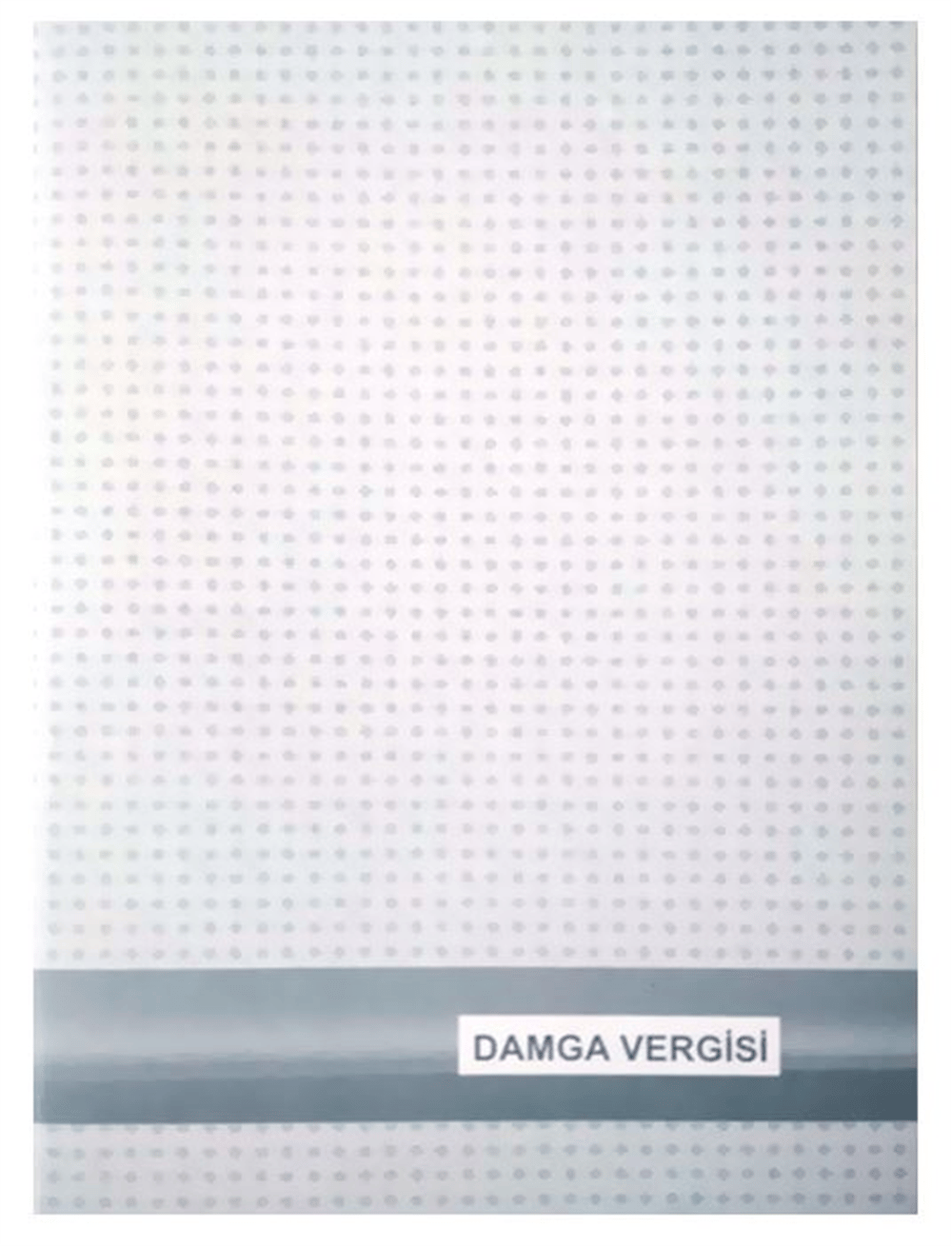 DİLMAN DAMGA VERGİSİ DEFTERİ KARTON KAPAK NUMARALI