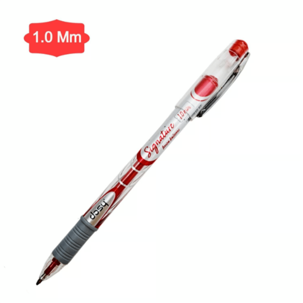 DOSY SIGNATURE 1.0MM JEL İMZA KALEMİ KIRMIZI
