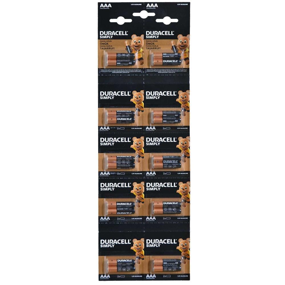 DURACELL PİL AAA İNCE KALEM