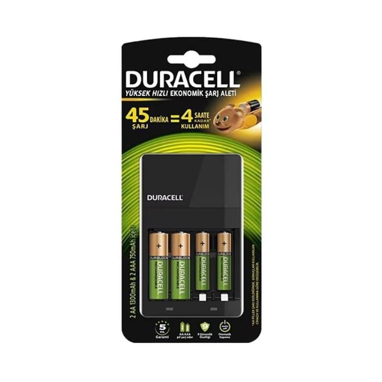 DURACELL ŞARJ ALETİ HIZLI EKONOMİK CEF-14 PİLLİ