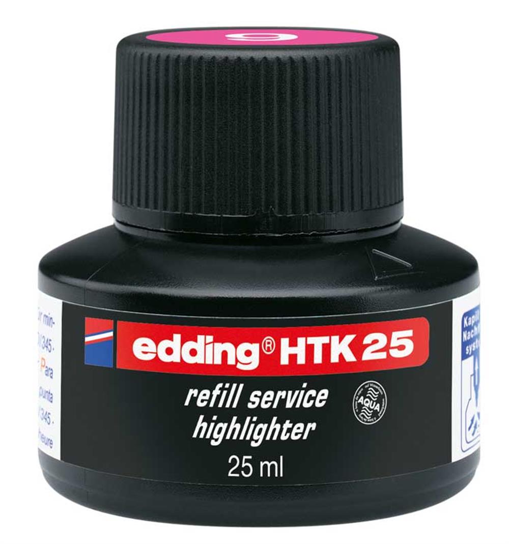 EDDING FOSFORLU KALEM MÜREKKEBİ 25 ML PEMBE