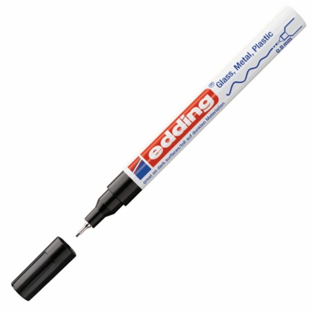 EDDING MARKALAMA BOYA MARKÖRÜ SİYAH E-780
