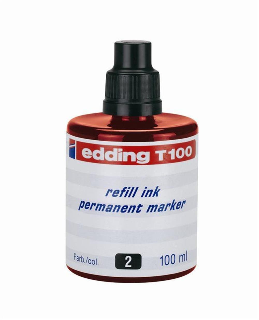 EDDING PERMANENT MÜREKKEP 100 ML KIRMIZI E-T 100
