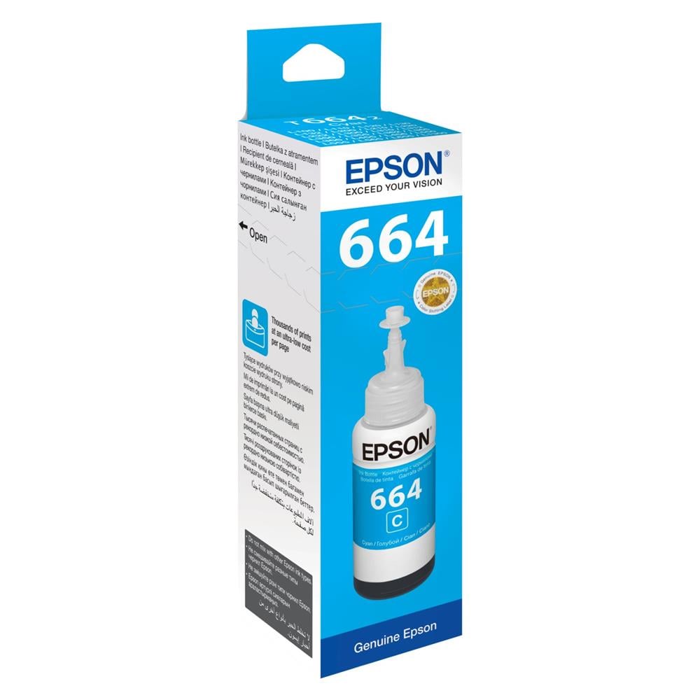 EPSON MÜREKKEP 664 T66424A MAVİ