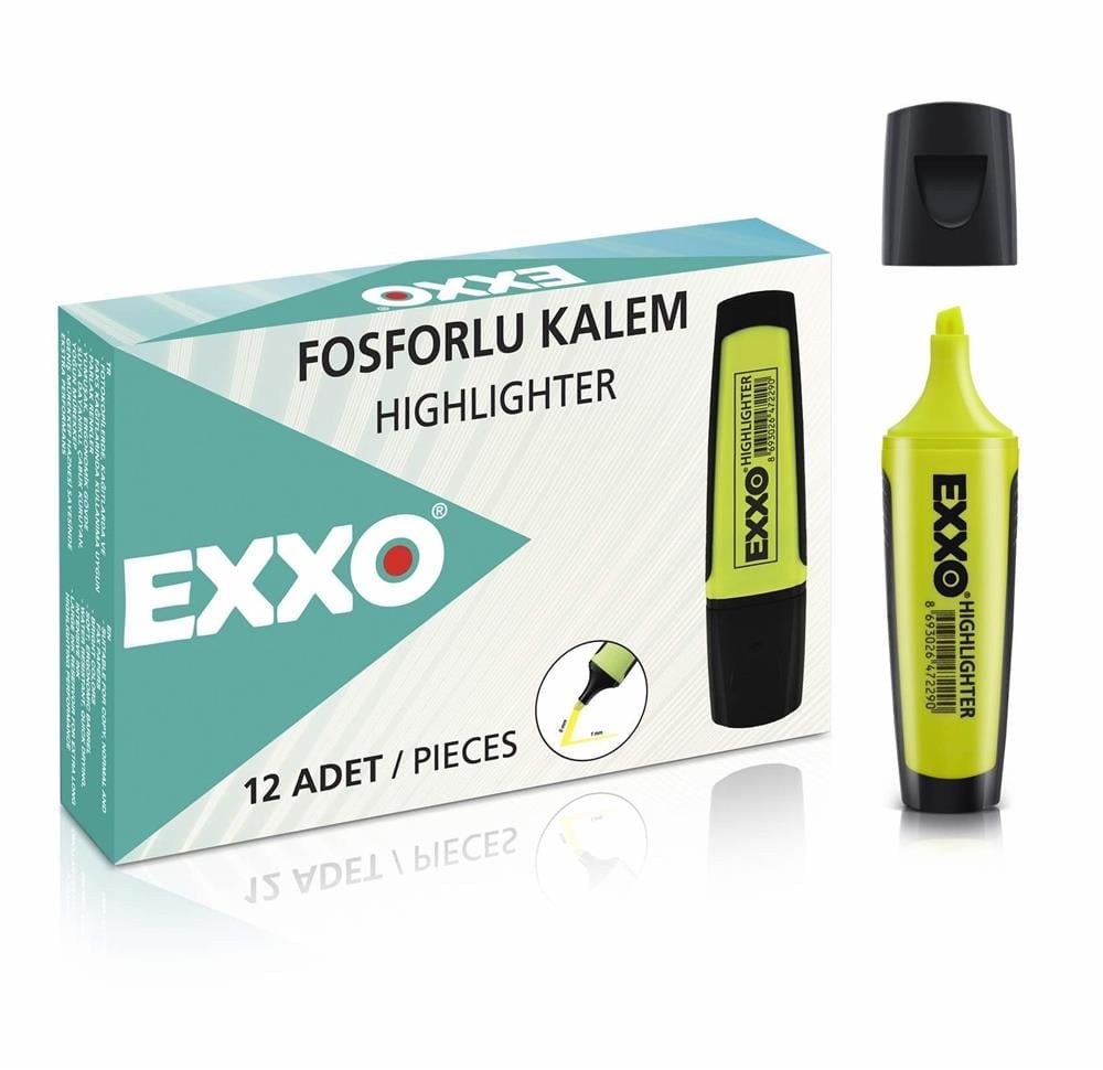 EXXO FOSFORLU KALEM SARI