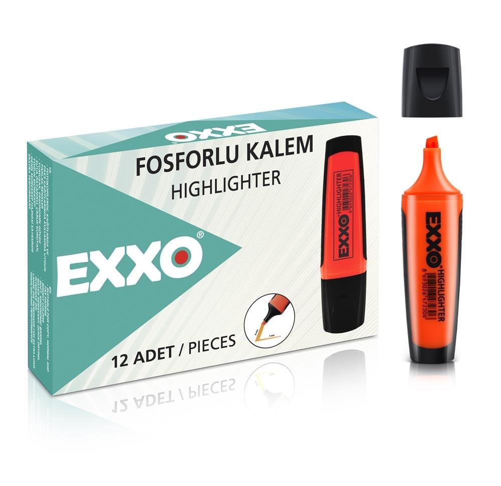 EXXO FOSFORLU KALEM TURUNCU