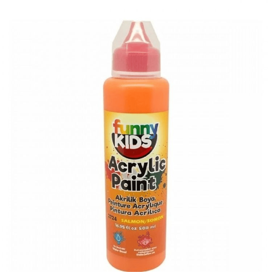 FUNNY KIDS AKRİLİK BOYA 500 CC TURUNCU
