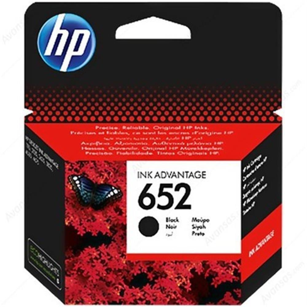 HP KARTUŞ F6V25A 652 SİYAH (1115/2135/3635)