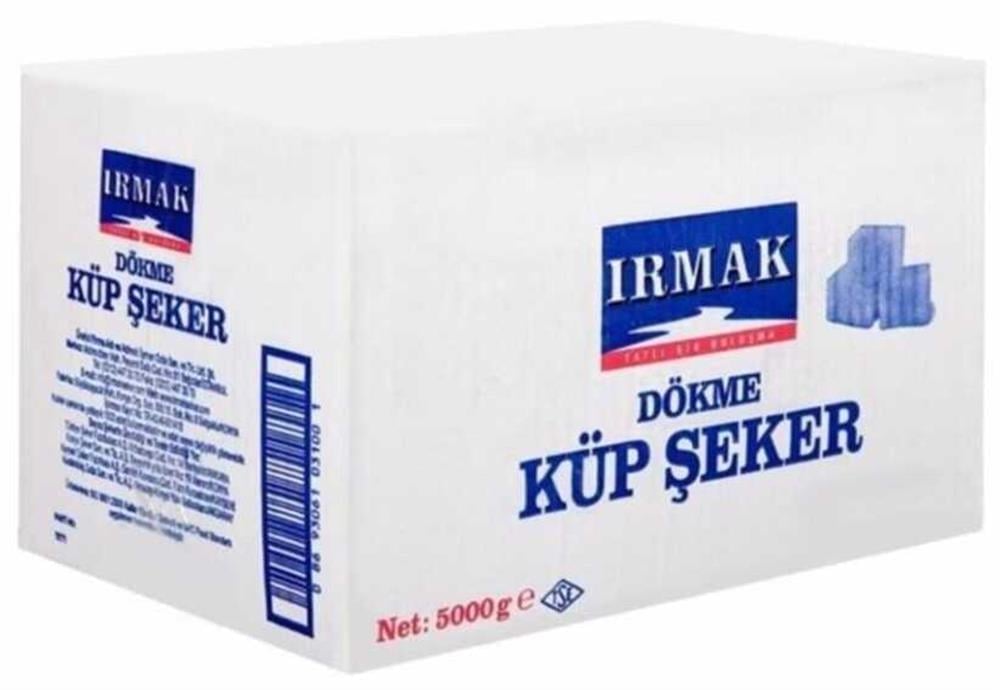 IRMAK ŞEKER TEK SARGILI KÜP ŞEKER 5 KG.