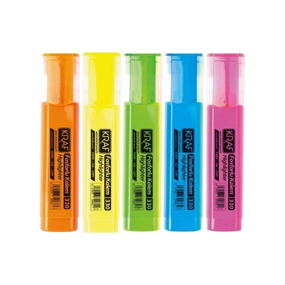 KRAF FOSFORLU KALEM 330 5'Lİ SET