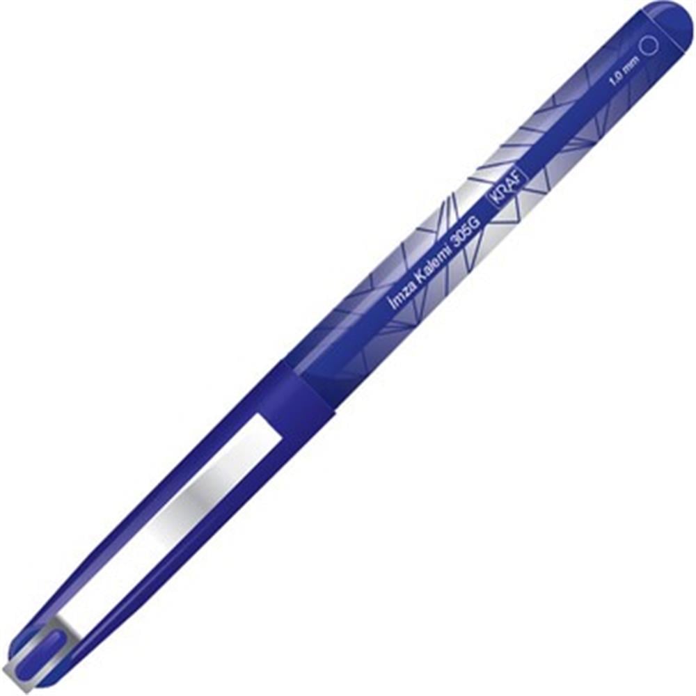 KRAF İMZA KALEM 1.0MM MAVİ 305G