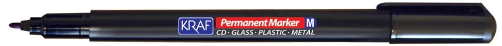 KRAF PERMANENT ASETAT KALEM 280 (M) SİYAH
