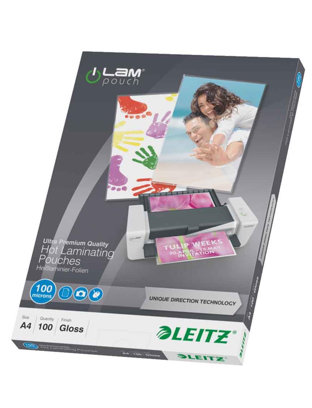 LEITZ LAMİNASYON FİLMİ A4 100 MİKRON 7480