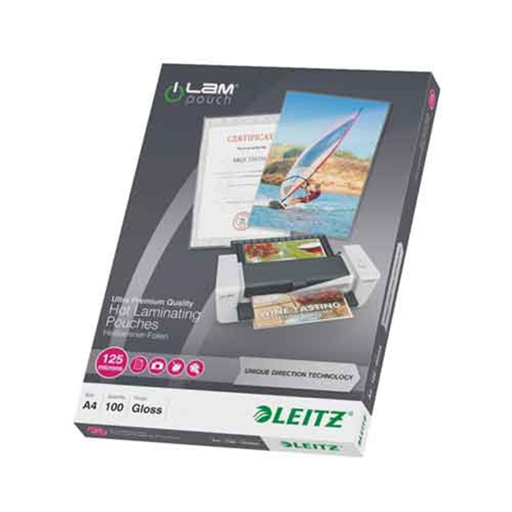 LEITZ LAMİNASYON FİLMİ A4 125 MİKRON 7481