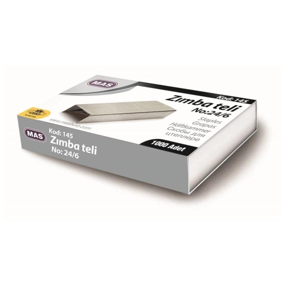 MAS ZIMBA TELİ NO: 24/6 BEYAZ  145