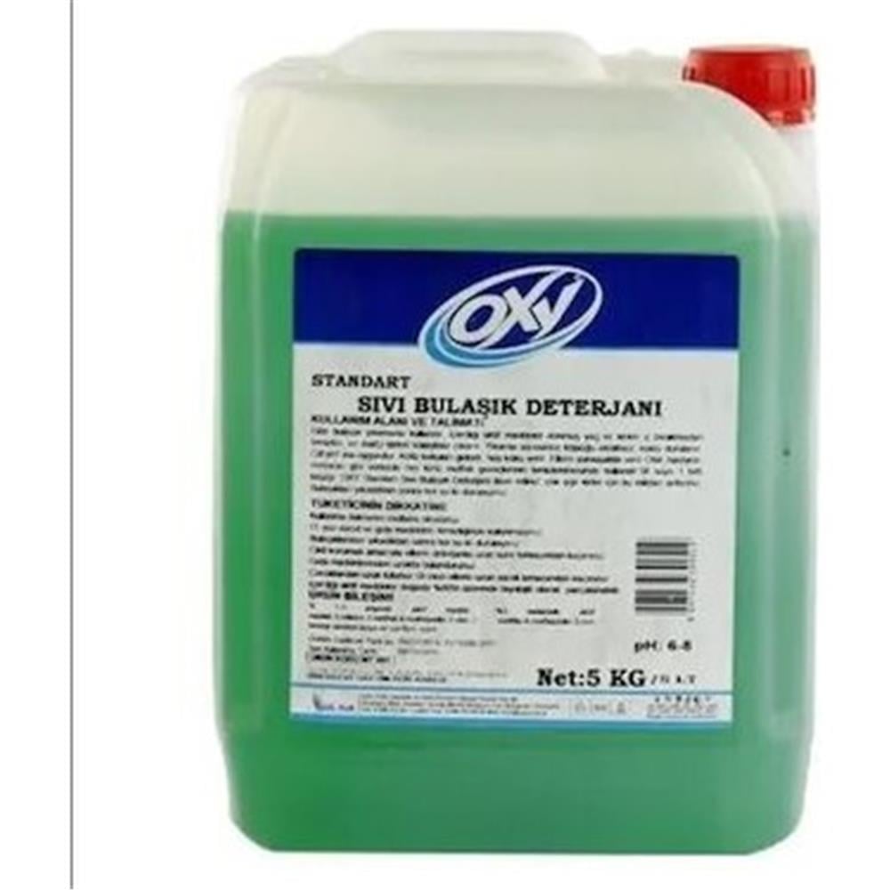 OXY SIVI BULAŞIK DETERJANI YEŞİL LİMON 5 KG.