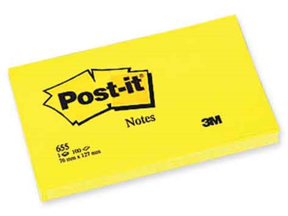 POST-IT YAPIŞKANLI NOT K. SARI 76X127MM 655