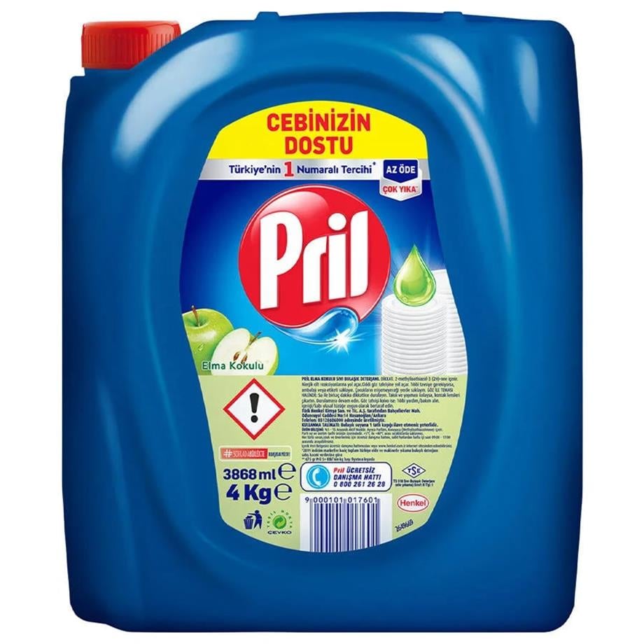 PRİL SIVI BULAŞIK DETERJANI 4 KG LİMON