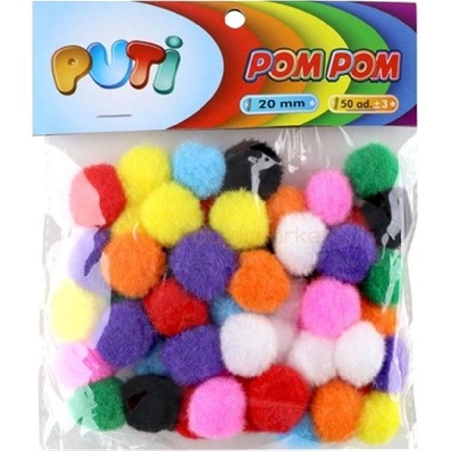 PUTİ PON PON 20 MM 50 ADET