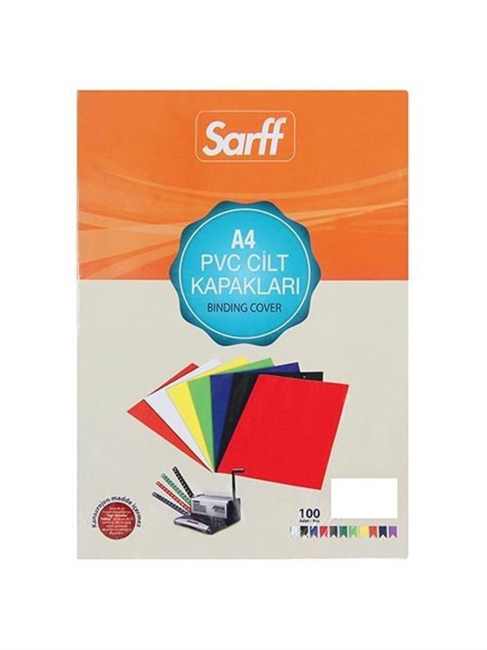 SARFF CİLT KAPAĞI A3 PVC ŞEFFAF 160 MİC 100LÜ